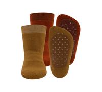 EWERS Chaussettes miel / rouge rouille, Taille 31-34