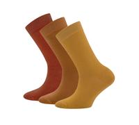 EWERS Chaussettes noisette / miel / rouge orangé, Taille 23-26