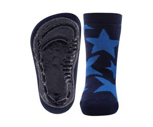 EWERS Chaussettes 'Sterne' bleu / bleu marine, Taille 21-22