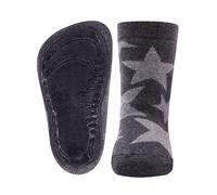 EWERS Chaussettes 'Sterne' gris / anthracite, Taille 39-42