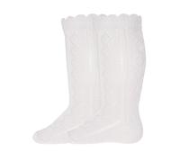 EWERS Chaussettes 'Traforato' blanc, Taille 27-30