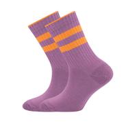 EWERS Chaussettes violet / orange fluo, Taille 23-26