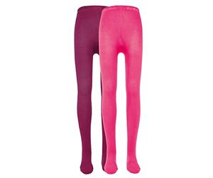 EWERS Collants bébé & enfant, pour filles et garçons, couleurs unies, coton, fabriqué en Europe, 2 paires, taille 152