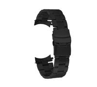 ewgrkba Bracelet de montre 22 mm en acier inoxydable for homme, compatible avec les montres Casio Strao MDV-106, MDV-107, MDV-106D, MTP-VD01, noir(Black Three)