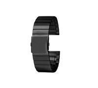 ewgrkba Bracelet de montre en acier inoxydable noir et argent compatible avec Casio PRW-6600 PRG600 PRW-60/30/50/70, bande d'acier, chaîne de montre convexe for homme(Svart)