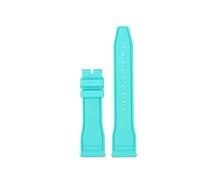 ewgrkba Bracelet de montre en caoutchouc fluoré à dégagement rapide, compatible avec les montres IWC Big Pilot Portofino TOP 171820, bracelet en caoutchouc 20 21 22(Mint Green no,Width 21mm)