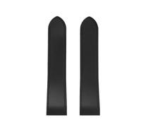 ewgrkba Bracelet de montre en caoutchouc silicone 23 mm (25 m) compatible avec Cartier Santos100 Santos, boucle en métal, bracelet souple noir et bleu for homme(Black-No buckle,23mm)