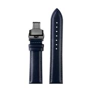 ewgrkba Bracelet de montre en cuir de vachette 20 mm 22 mm compatible avec Casio EDIFICE EFV540 EFS-S500 EFR-303 EFR-552 Bracelet en cuir véritable avec boucle déployante pour homme, 21mm, Acétate