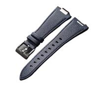 ewgrkba Bracelet de montre en cuir for homme TI37 Quick Fit, compatible avec les montres sport Tissot 1853 Super Player PRX T137.410/T137.407, motif litchi(Blue-silver)