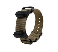 ewgrkba Bracelet de montre en nylon tissé modifié, compatible avec CASIO G-Shock Small Square DW5600 GW-B5600 GM-5600, bracelet noir, adaptateur 16 mm(17-khaki-black)