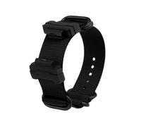 ewgrkba Bracelet de montre en nylon tissé modifié, compatible avec CASIO G-Shock Small Square DW5600 GW-B5600 GM-5600, bracelet noir, adaptateur 16 mm(16-Black-black)