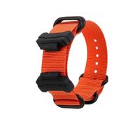ewgrkba Bracelet de montre en nylon tissé modifié, compatible avec CASIO G-Shock Small Square DW5600 GW-B5600 GM-5600, bracelet noir, adaptateur 16 mm(10-orange-black)
