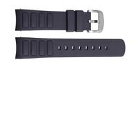 ewgrkba Bracelet de montre original incurvé en caoutchouc for homme, compatible avec la montre sport Mido Multifort TV M049.526, bracelet en silicone vert et bleu à dégagement rapide(Black-silver)