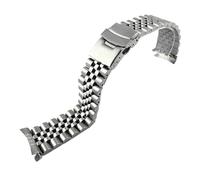 ewgrkba Bracelet de plongée en acier de 22 mm, compatible avec les montres Casio Duro MDV107-1A MDV106-1A, pièces de rechange(Silvery 5)