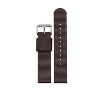 ewgrkba Bracelet En Toile En Nylon Compatible avec Casio 3744 MTP Strap MTP-M305 1183 V006 V001 Square Moon Bracelet MTP M035 Watch Band 20mm Noir Bleu, 20mm