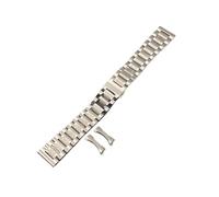 ewgrkba Bracelets de montre de luxe en acier inoxydable compatibles avec Longines Compatible avec Seiko Compatible avec les montres Casio Omega Le bracelet s'adapte à n'importe quelle montre Argent Or