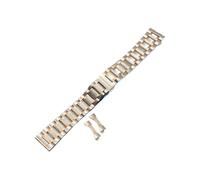 ewgrkba Bracelets de montre de luxe en acier inoxydable compatibles avec Longines Compatible avec Seiko Compatible avec les montres Casio Omega Le bracelet s'adapte à n'importe quelle montre Argent Or