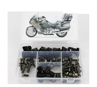 ewgrkba Compatible avec BMW K1200LT 2005 2006 2007 2008 2009 2010 Kit Complet de boulons de carénage Complet, vis, écrous en Acier, Clips de carénage(Titanium)