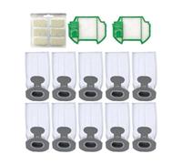 ewgrkba Compatible avec l'aspirateur sans fil Vorwerk Kobold VK7 FP7, 10 sacs à poussière, 2 pré-filtres, 1 tablettes/bâtons parfumés.