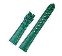 ewgrkba Compatible Avec Les Montres Swarovski 5547642, 5452498 Et 5452501 Green Blue Water Ghost For Femme, Bracelet En Cuir Rouge De Qualité Supérieure, 17 Mm, Rose Et Rapide(Green no buckle)