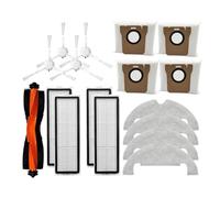 ewgrkba Compatible avec Xiaomi Robot aspirateur X10 Robot aspirateur Hepa filtre vadrouille chiffons sacs à poussière pièces de rechange