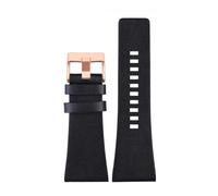 ewgrkba Grand bracelet de montre for homme compatible avec les bracelets en cuir Diesel DZ7396, DZ1206, DZ1399, DZ1405, 22/24/26/28/30/32 mm, accessoires de montre(Black RG,22mm)