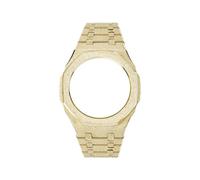 ewgrkba Kit de modification for montre Casio GA2100 en métal for homme, compatible avec boîtier de montre en acier inoxydable GA-2100 GA-2110, bracelet de rechange CasiOak(Frost gold A)