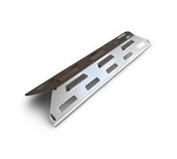 EWH Couvercle de brûleur en acier inoxydable pour barbecue Kesser Master - 4 brûleurs (37,7 x 10,5 x 3 cm)