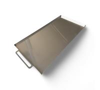 EWH Plaque de récupération de graisse en acier inoxydable pour barbecue à gaz Campingaz 2 & 3 série Classic Woody Master - Dimensions : 490 x 252 x 12 mm (L x l x H)