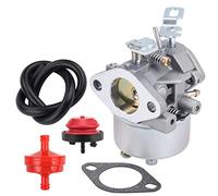 Ewillownm Compatible avec carburateur 632334 632334A pour Tecumseh HMSK80 HM100 HM70 HM80 HMSK90 HM100 HMSK100 OHSK110 OHSK120 OHSK125 souffleuse à neige moteur King
