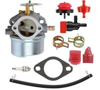 Ewillownm Compatible avec carburateur 640052 640054 640058 640058A 640349 pour générateur de souffleuse à neige Tecumseh HMSK80 HMSK90 HMSK100 LH318SA LH358SA 8HP 9HP 10HP 640052