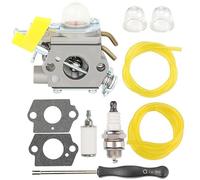 Ewillownm Compatible avec le carburateur 308054043 pour débroussailleuse Ryobi RY28000 RY28020 CS26 RY28040 SS26 RY09053 RY28021 26CC