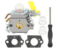 Ewillownm Compatible avec le carburateur C1U-H60 avec outil de réglage du joint, ampoule d'amorçage pour débroussailleuse Ryobi Homelite 25 cc, 26 cc, 30 cc