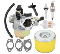 Ewillownm Compatible avec le carburateur GX390 13HP pour moteurs Honda GX340 11HP GX 390 avec kit de réalimentation du filtre à air