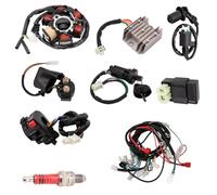 Ewillownm Compatible avec Le kit Complet de Faisceau de câblage pour ATV Quad 4 Four Wheelers GY6 50CC 70CC 110CC 125CC Go Kart Dirt Pit Bikes