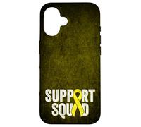 Ewing's Sarcome Support Squad Ruban de Sensibilisation Jaune Coque pour iPhone 16