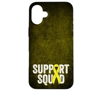 Ewing's Sarcome Support Squad Ruban de Sensibilisation Jaune Coque pour iPhone 16 Plus
