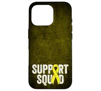 Ewing's Sarcome Support Squad Ruban de Sensibilisation Jaune Coque pour iPhone 16 Pro