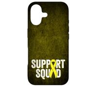 Ewing's Sarcome Support Squad Ruban de Sensibilisation Jaune Coque pour iPhone 17
