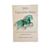 Ewleguzka Décoration plate en résine de forme de cheval de poche, souvenir découpé au laser 2D, idéal pour un ami, elle, lui, enfants, amoureux des chevaux