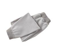 Ewleguzka Leggings thermiques rayés pour filles, couche de base chaude ample, pantalon d'hiver polyvalent pour adolescents de 2 à 17 ans, 01- Gris, 4 ans