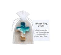 Ewleguzka Mini décoration de poche en résine, porte-clés en forme de petite créature mignonne, excellent encouragement pour un ami, elle, lui, enfants, amoureux des animaux, Bleu-06, taille unique