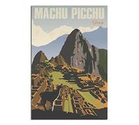 EWPLOREWASP Affiches de voyage vintage du Pérou Machu Picchu sur toile Art Poster Décoration murale Poster décoratif