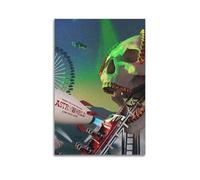 EWQEIQUW Astroworld Poster mural sur toile vintage pour salon, chambre à coucher, 30 x 45 cm, style sans cadre