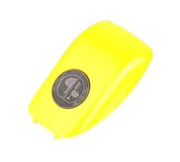 EWQPHLS Étui de clé de Voiture Compatible avec Mercedes GLC GLE W212 W213 W463 W205 W177 W246 Compatible avec Benz CLA GLA GLB GLS EQA EQB Tree AMG Cover(Yellow Black Logo)