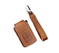 EWQPHLS Étui de Protection for clé de Voiture Compatible avec Civic CRV HRV Accord Pilot Freed Vezel Odyssey Elite Ex 2018 2019 Accessoires 5/6/7 Boutons Cuir((6-1bottons)-Brown)