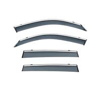 EWQPHLS Pare-Brise Pare-Brise Compatible avec BMW X3 G01 2018-2022+, déflecteurs d'air, Pare-Pluie(PS Plating)