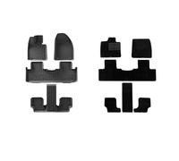 EWQPHLS Tapis de Sol de Voiture compatibles avec Lynk & Co 09 Em-p 2022 2023 2024 2025 2026 6 Places EMP, Coussinets Anti-salissures, Tapis de Pied LHD, Conduite à Gauche(8pcs Double Layer)