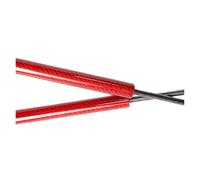 EWQPHLS Tiges de support de capot compatibles avec Suzuki Grand Vitara et Mazda Proceed Levante (1998-2005): 2 amortisseurs de levage de capot avant modifiés(Red carbon fiber)