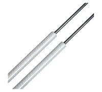 EWQPHLS Tiges de support de coffre compatibles avec Nissan Micra K13 Hatchback (mars à aujourd'hui) 2010 (quantité : 2) ; amortisseurs de hayon arrière de 501 mm(Silver Carbon Fiber)